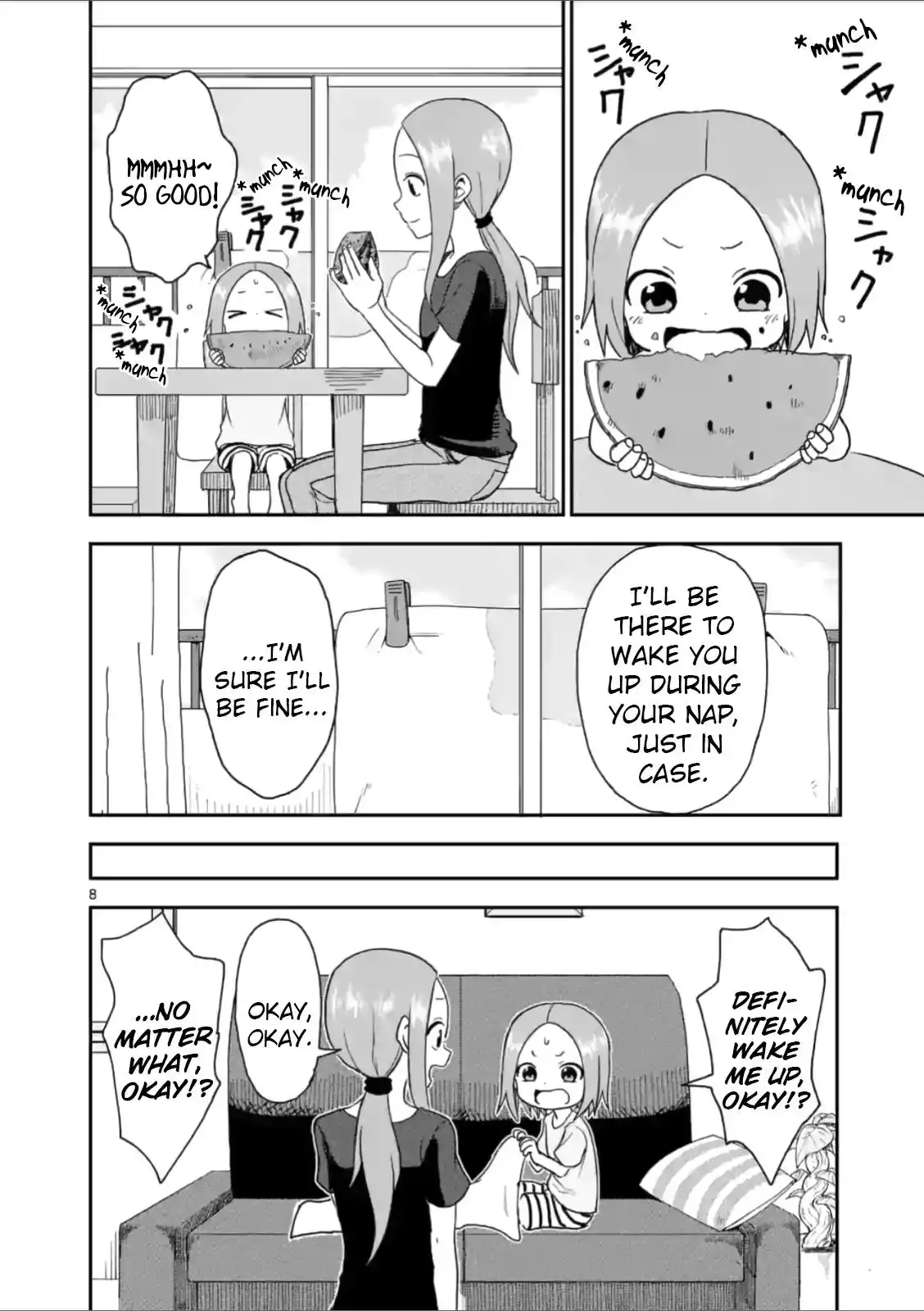 Karakai Jouzu no (Moto) Takagi-san Chapter 55 8